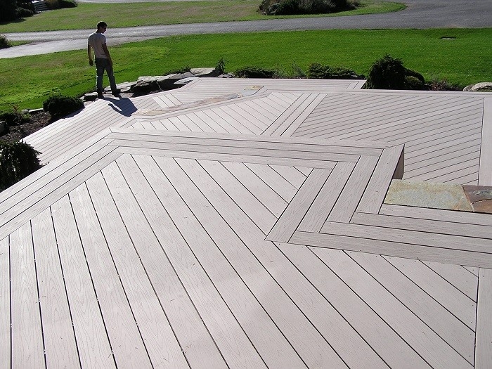 multi-level composite decking