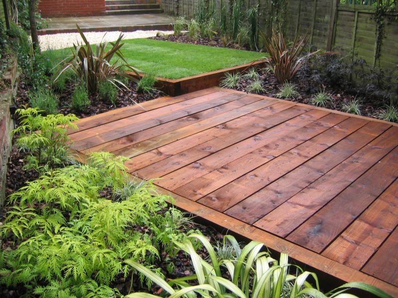 Railway Sleeper Patio