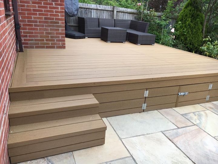 Raised Composite Decking