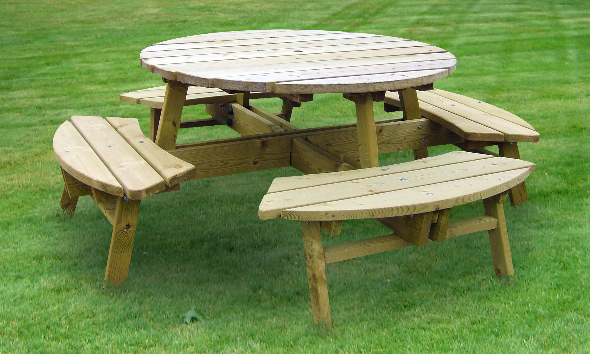ROSE ROUND PICNIC TABLE