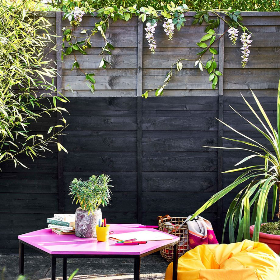 Decorating Your Fence Two Tone