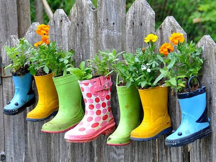 Decorating Your Fence Wellies