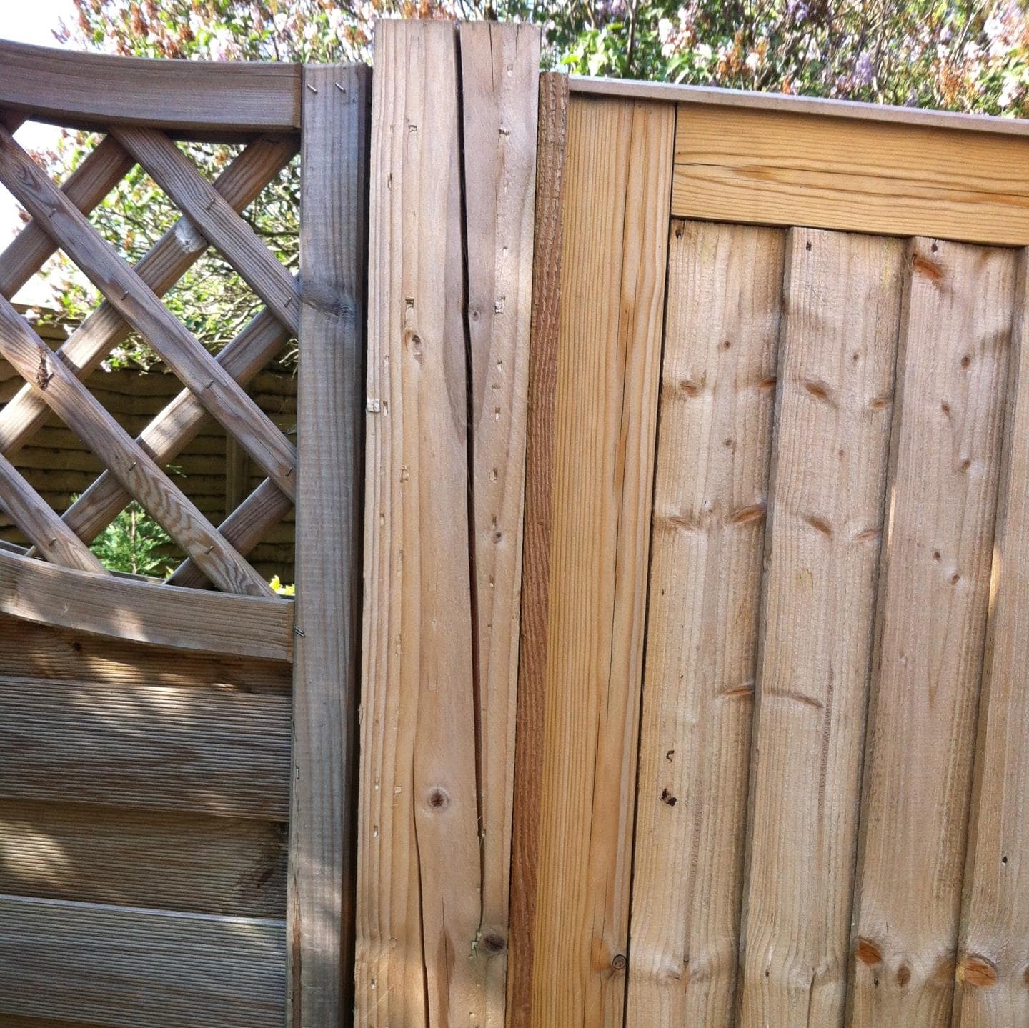 How to choose the best fence for my garden? Wood Split